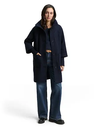 TOM TAILOR | Mantel | dunkelblau
